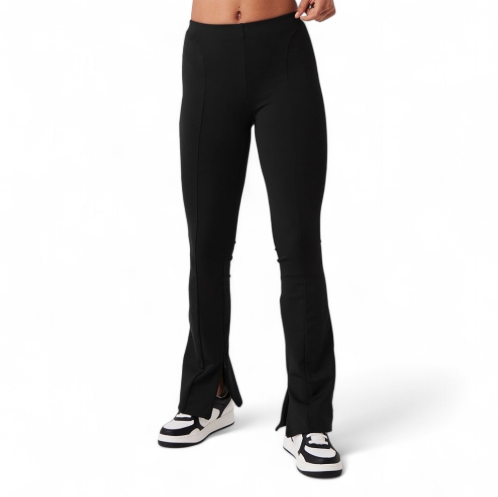 ALO Flare Leggings High Waist 7/8 Zip It Activewear Pants Women's Sz XS …